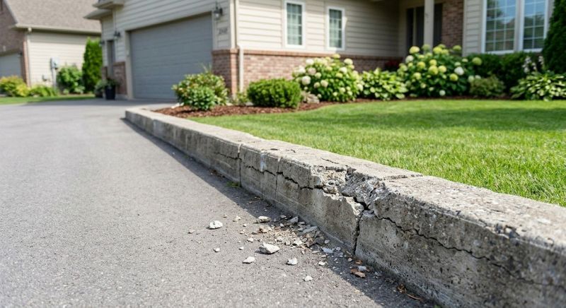 Driveway Curb Repair Service